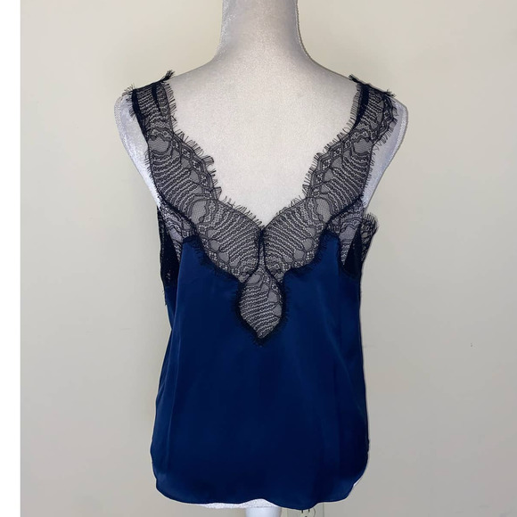 BLUE LACE SLIK TOP RAMY BROOK SIZE SMALL NWT - Picture 2 of 5